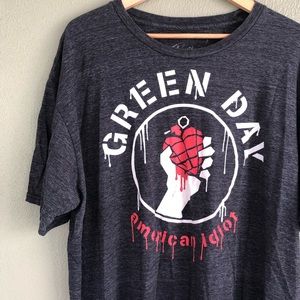 Green Day Graphic Band Tee